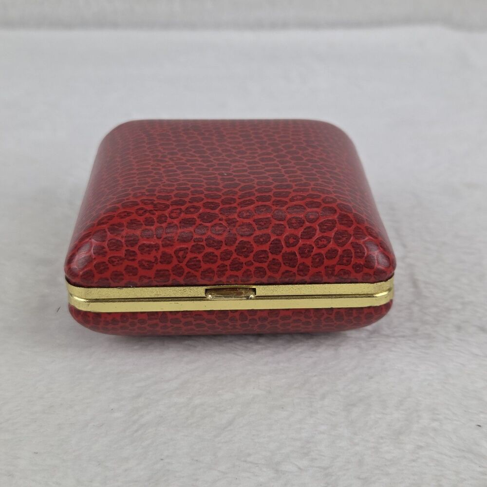 Vintage Westclox Travette II Red Keywind Travel Alarm Foldable Clock Works‎ - Picture 14 of 16